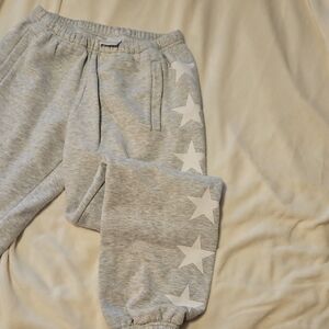 Gray Side Starfit Sweatpants